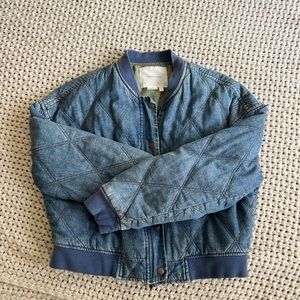 Quilted Anthropologie demon jacket